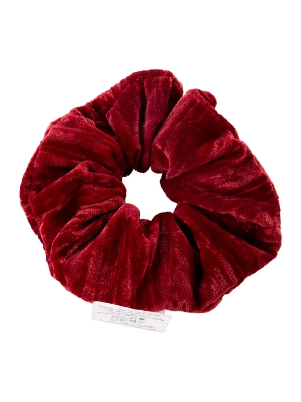 🇫🇷 NWOT Sézane Velvet Scrunchie in Red